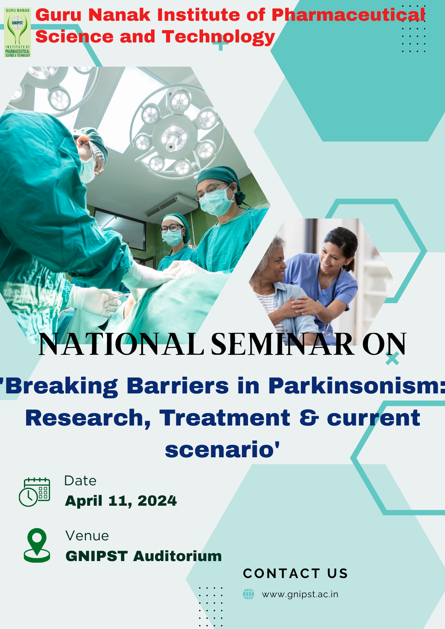 National seminar on 'Breaking Barriers in Parkinsonism: Research, Treatment & current scenario'